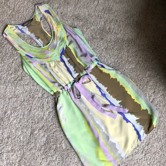 Racer back silk dress - Picture 2 of 7